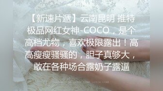 【新速片遞】云南昆明 推特极品网红女神-COCO，是个高档尤物，喜欢极限露出！高高瘦瘦骚骚的，胆子真够大，敢在各种场合露奶子露逼