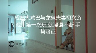 成都大鸡巴与龙泉夫妻初次游戏，第一次玩 就淫语不断 手势验证