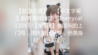 【新速片遞】  ✨【中文字幕】剧情演绎网黄「Cherrycat1108」【第5弹】泰国叫的上门鸡，黑丝嫩足足交，绝美身材，巨嫩骚穴