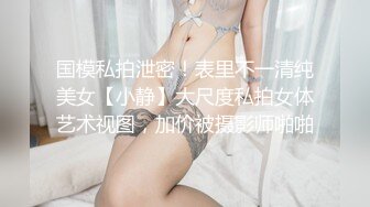 国模私拍泄密！表里不一清纯美女【小静】大尺度私拍女体艺术视图，加价被摄影师啪啪