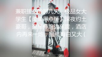 兼职援交的那几天，极品女大学生【柔柔早点睡】深夜约土豪哥，豪车停路边车震，酒店内再来一炮，蜜桃臀白又大 (3)