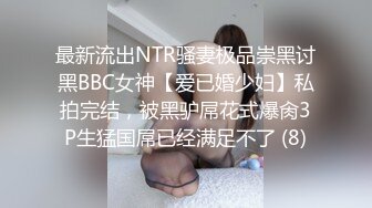 最新流出NTR骚妻极品崇黑讨黑BBC女神【爱已婚少妇】私拍完结，被黑驴屌花式爆肏3P生猛国屌已经满足不了 (8)