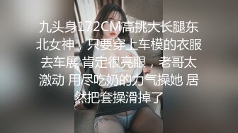 九头身172CM高挑大长腿东北女神，只要穿上车模的衣服去车展 肯定很亮眼，老哥太激动 用尽吃奶的力气操她 居然把套操滑掉了