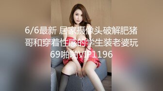 6/6最新 居家摄像头破解肥猪哥和穿着性感的学生装老婆玩69啪啪VIP1196