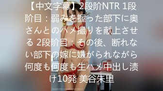 【中文字幕】2段阶NTR 1段阶目：弱みを握った部下に奥さんとのハメ撮りを献上させる 2段阶目：その後、断れない部下の嫁に嫌がられながら何度も何度も生ハメ中出し渍け10発 美谷朱里