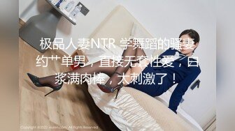 极品人妻NTR 学舞蹈的骚妻约艹单男，直接无套性爱，白浆满肉棒，太刺激了！